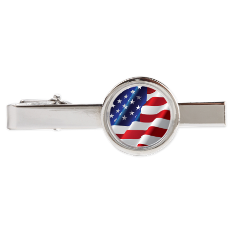 Tie Clip Bandera USA