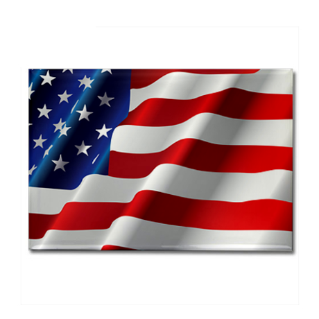 Imán Bandera USA